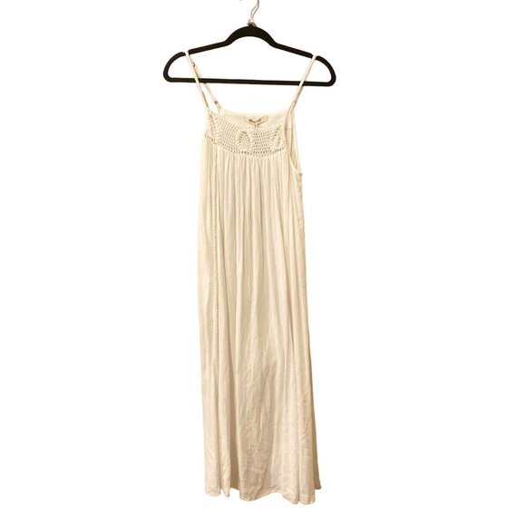 NWT Rip Curl Alira Crochet-Trim Maxi Dress - White, Size X Small - Picture 2 of 7